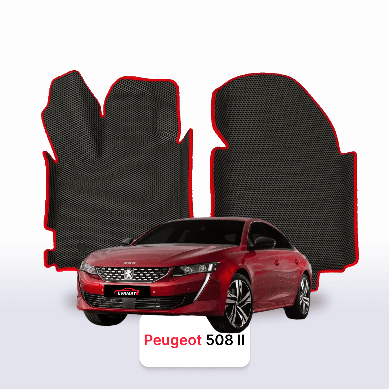 Car mats EVA for Peugeot 508(AT) 2 gen 2018-2025 year SEDAN