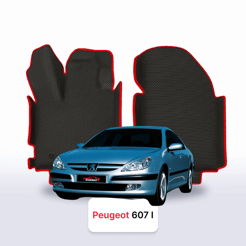 Car mats EVA for Peugeot 607(MT) 1 gen 2000-2010 year SEDAN