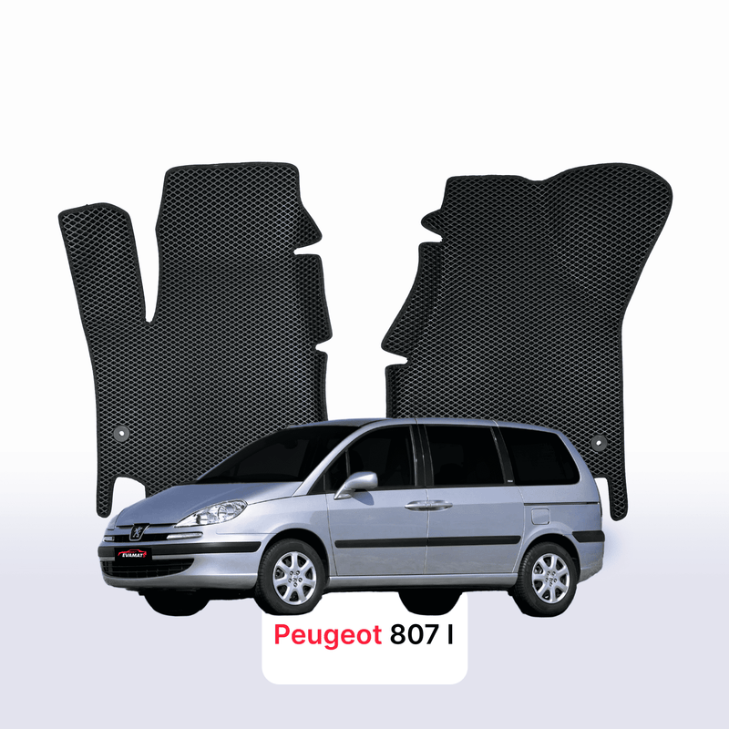 Car mats EVA for Peugeot 807(MT) 1 gen 2002-2014 year MINIVAN