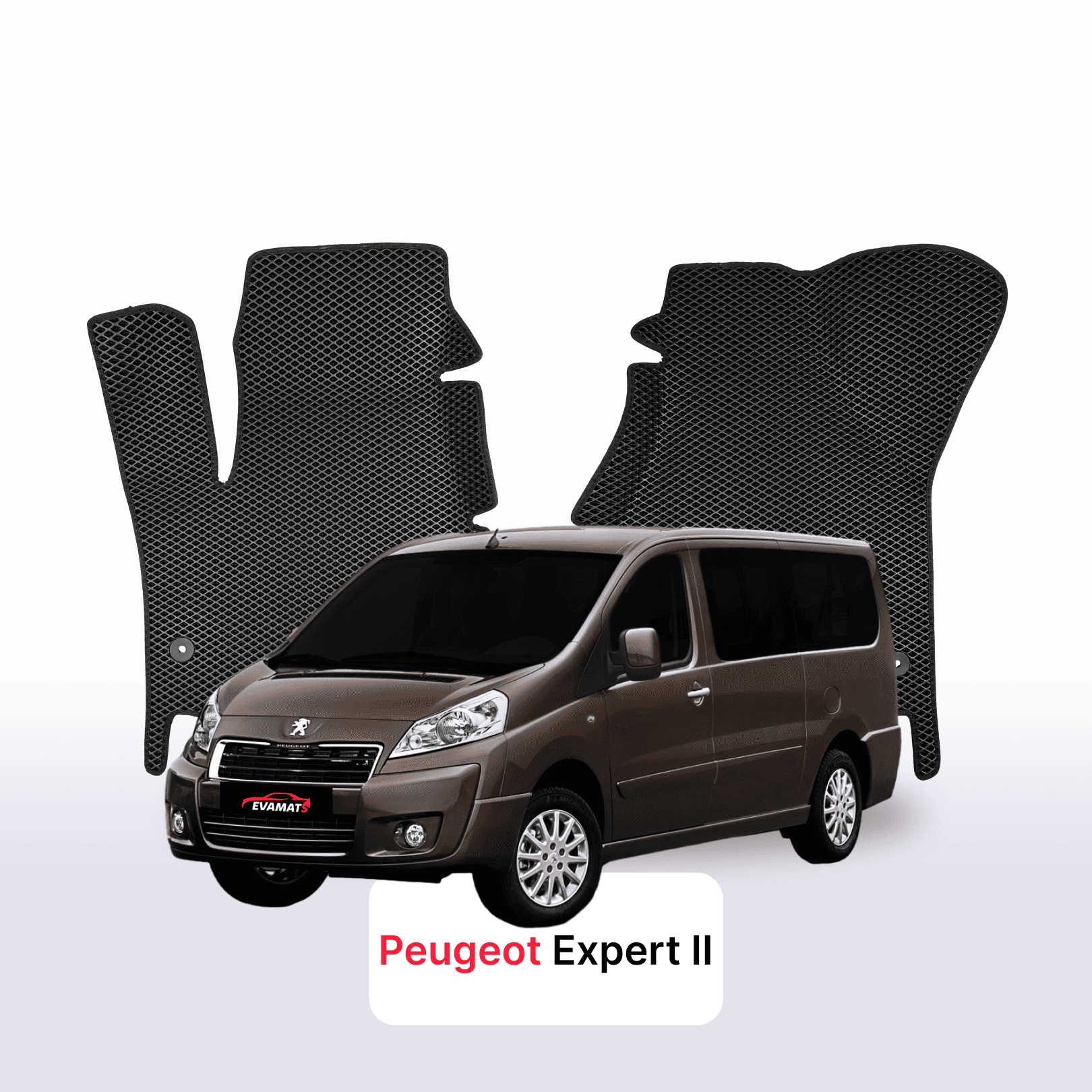 Car mats EVA for Peugeot Expert(MT) 2 gen 2007-2016 year MINIVAN LONG