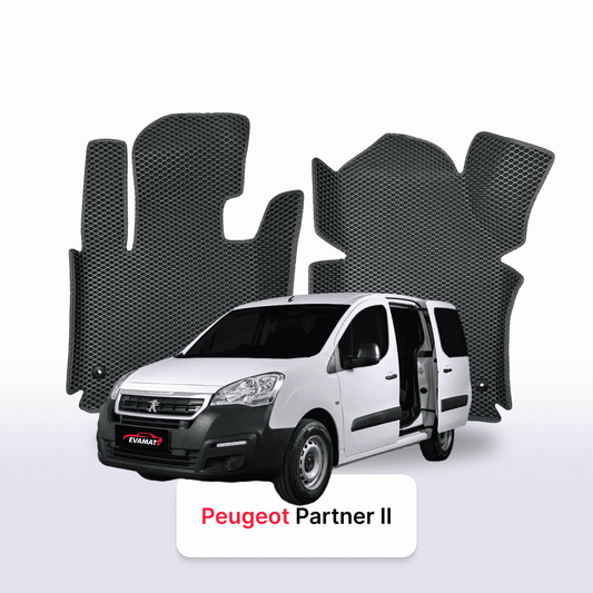 Car mats EVA for Peugeot Partner(MT) 2 gen 2008-2018 year MINIVAN TOUR