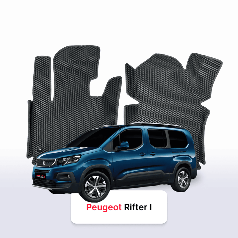 Car mats EVA for Peugeot Rifter(MT) 1 gen 2018-2028 year MINIVAN LONG
