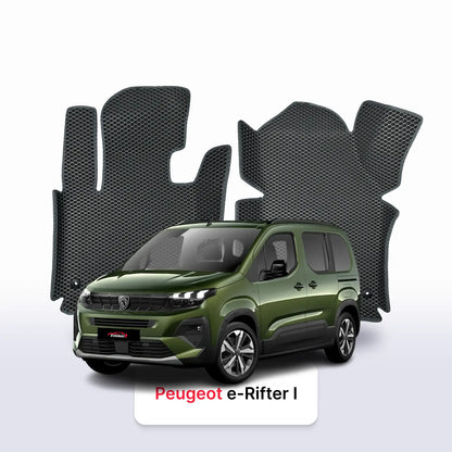 Car mats EVA for Peugeot e-Rifter 1 gen 2018-2026 year MINIVAN