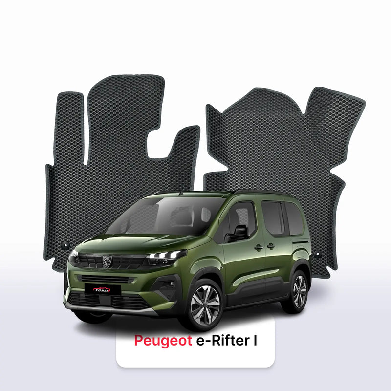 Car mats EVA for Peugeot e-Rifter 1 gen 2018-2026 year MINIVAN