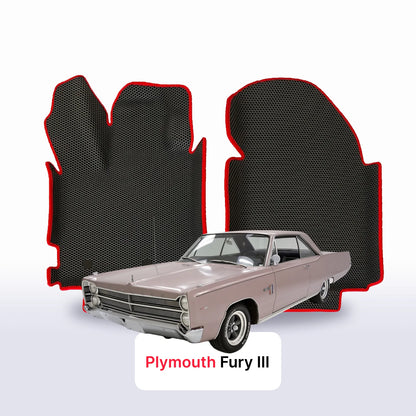 Tapis de voiture EVA pour Plymouth Fury 3 génération 1967-1968 année SPORT COUPE