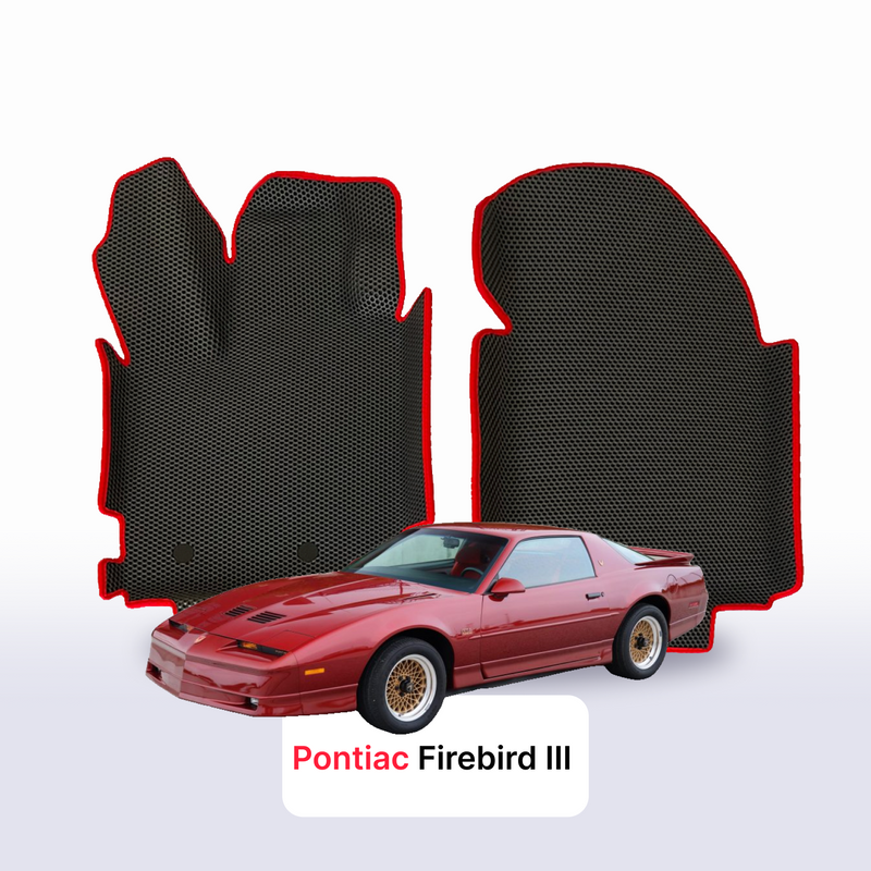 Car mats EVA for Pontiac Firebird 3 gen 1982-1992 year COUPE