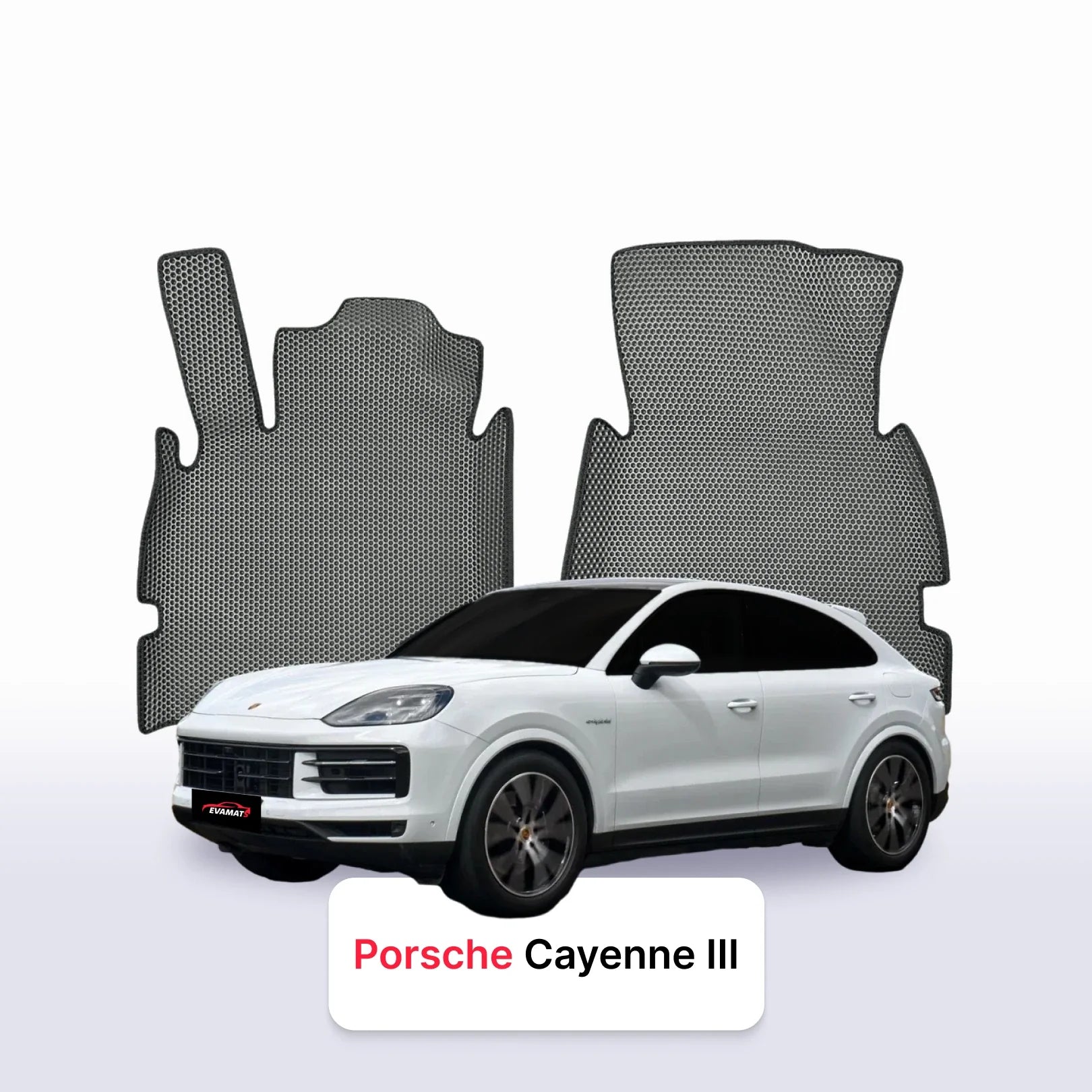 Car mats EVA for Porsche Cayenne 3 gen 2017-2026 year SUV COUPE