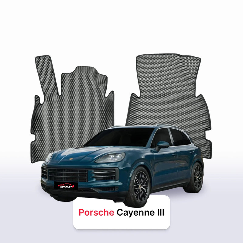 Car mats EVA for Porsche Cayenne 3 gen 2017-2026 year SUV