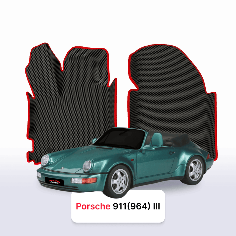 Car mats EVA for Porsche 911(964) 3 gen 1988-1994 year CABRIO