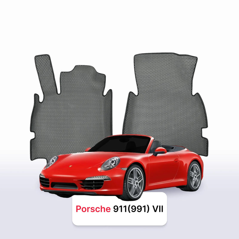 Car mats EVA for Porsche 911(991) 7 gen 2011-2019 year CABRIO