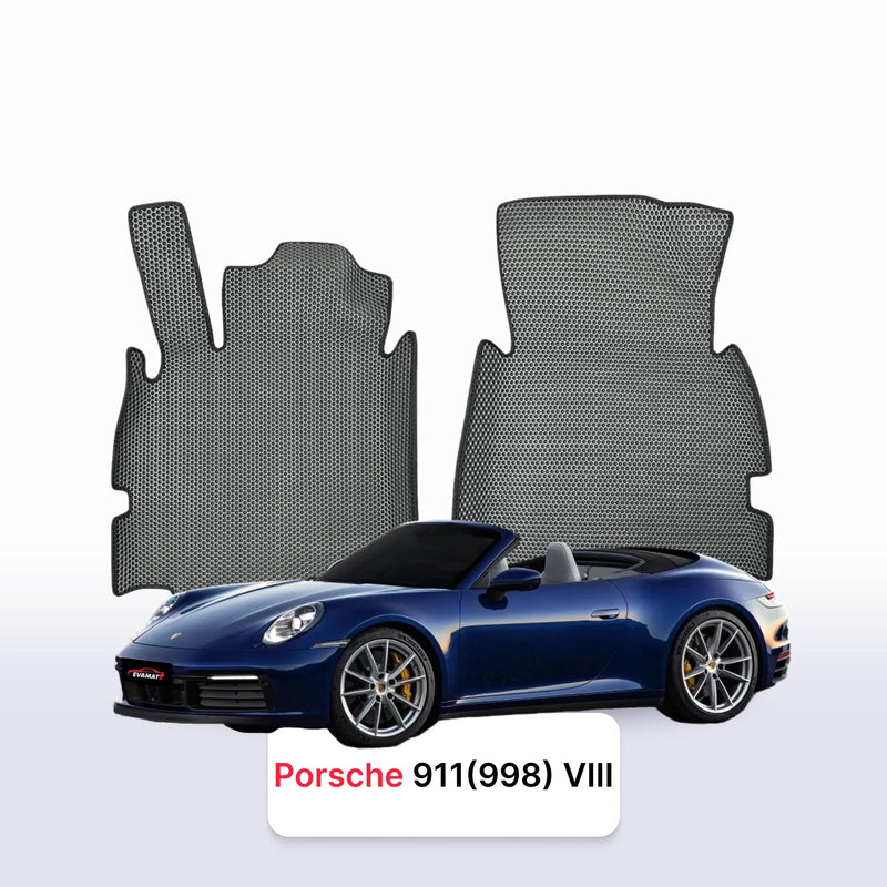 Car mats EVA for Porsche 911(992) 8 gen 2018-2028 year CABRIO