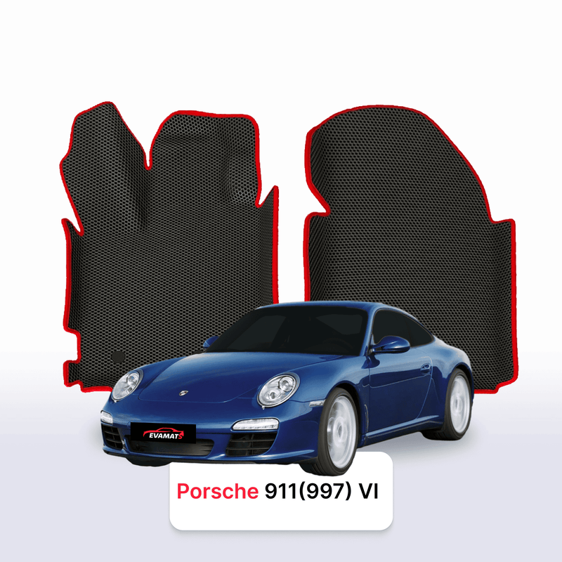 Car mats EVA for Porsche 911(997) 6 gen 2004-2012 year COUPE