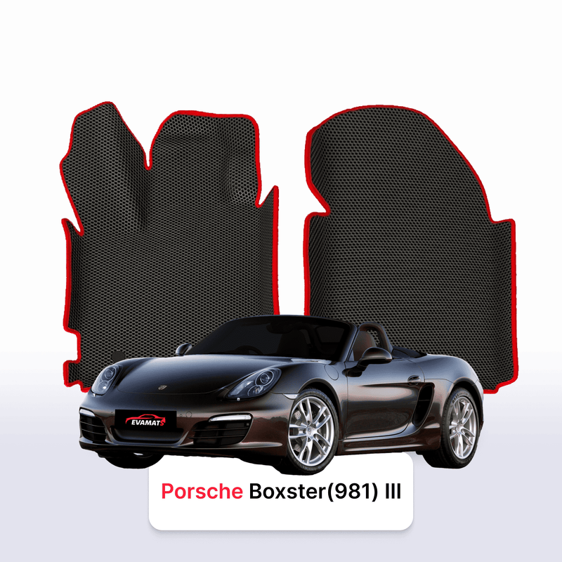 Car mats EVA for Porsche Boxster(981) 3 gen 2012-2016 year ROADSTER