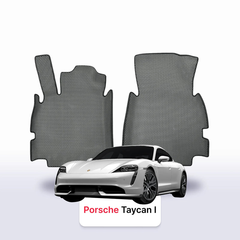 Car mats EVA for Porsche Taycan(4S) 1 gen 2019-2028 year Electric STATION WAGON Cross Turismo