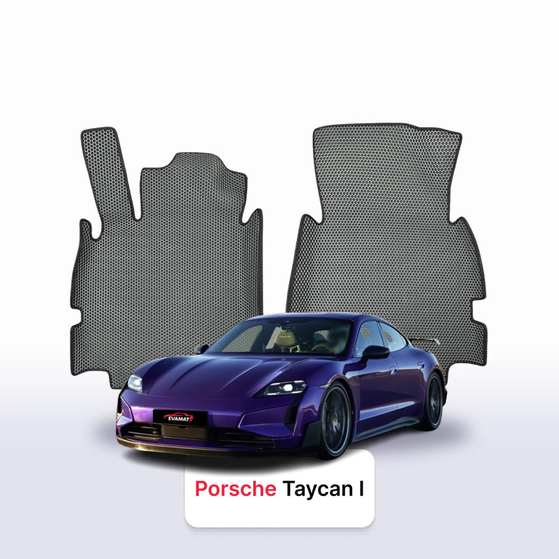 Car mats EVA for Porsche Taycan 1 gen 2019-2028 year Electric Sedan Turbo GT