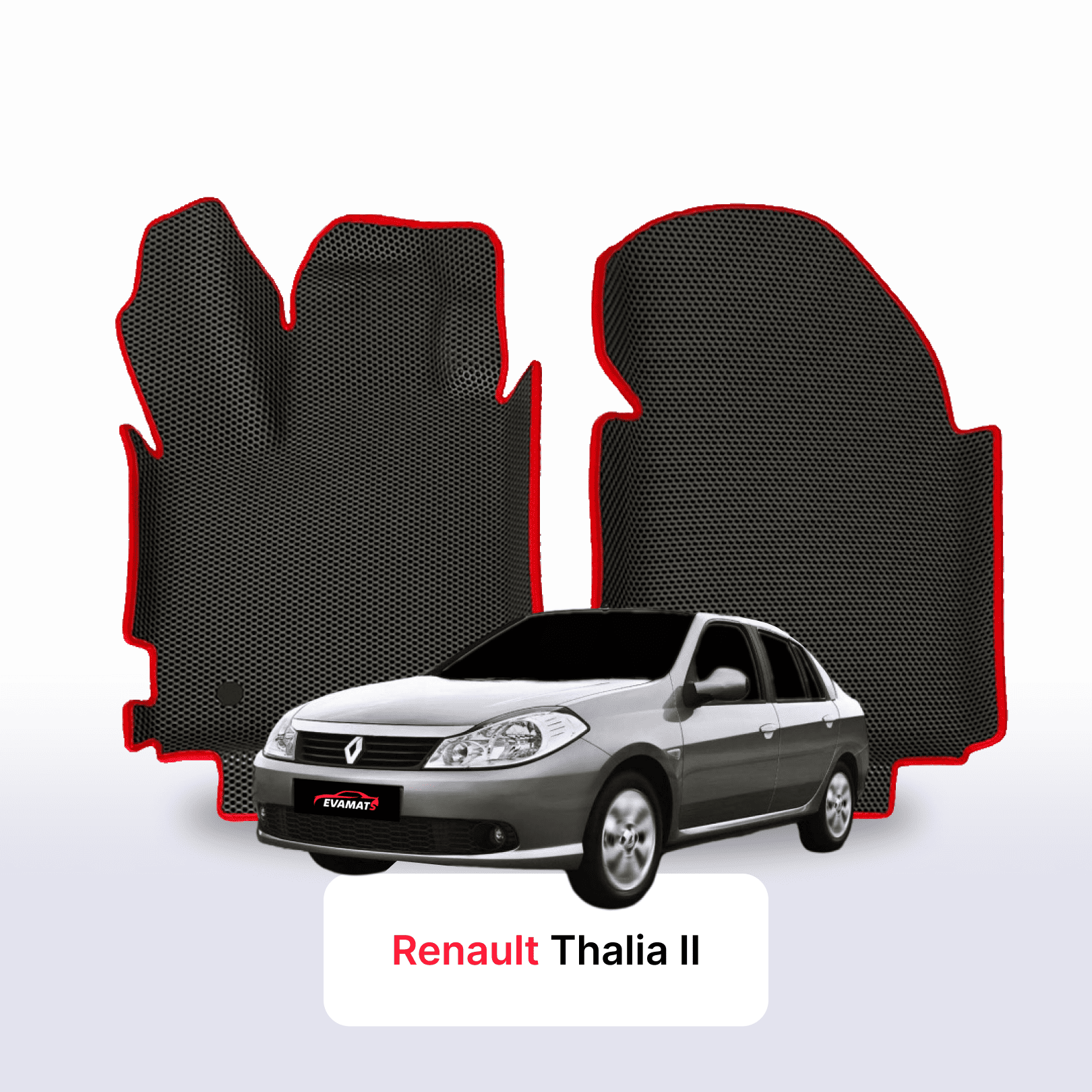 Car mats EVA for Renault Thalia 2 gen 2008-2012 year SEDAN