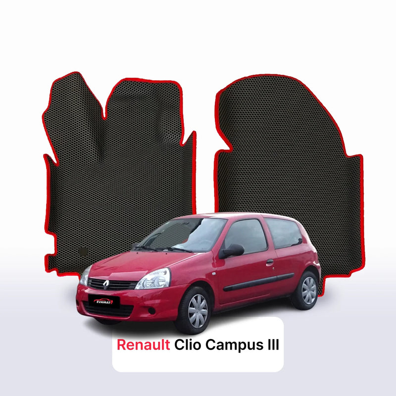Car mats EVA for Renault Clio Campus 3 gen 2005-2012 year HATCHBACK 3 door