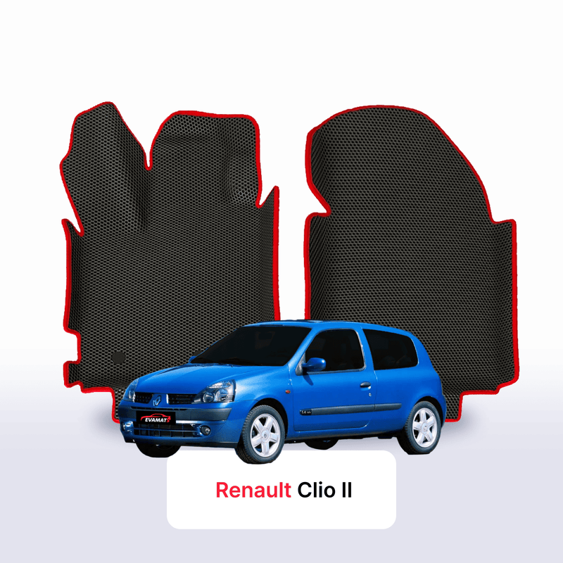 Car mats EVA for Renault Clio 2 gen 2001-2013 year HATCHBACK 3 door
