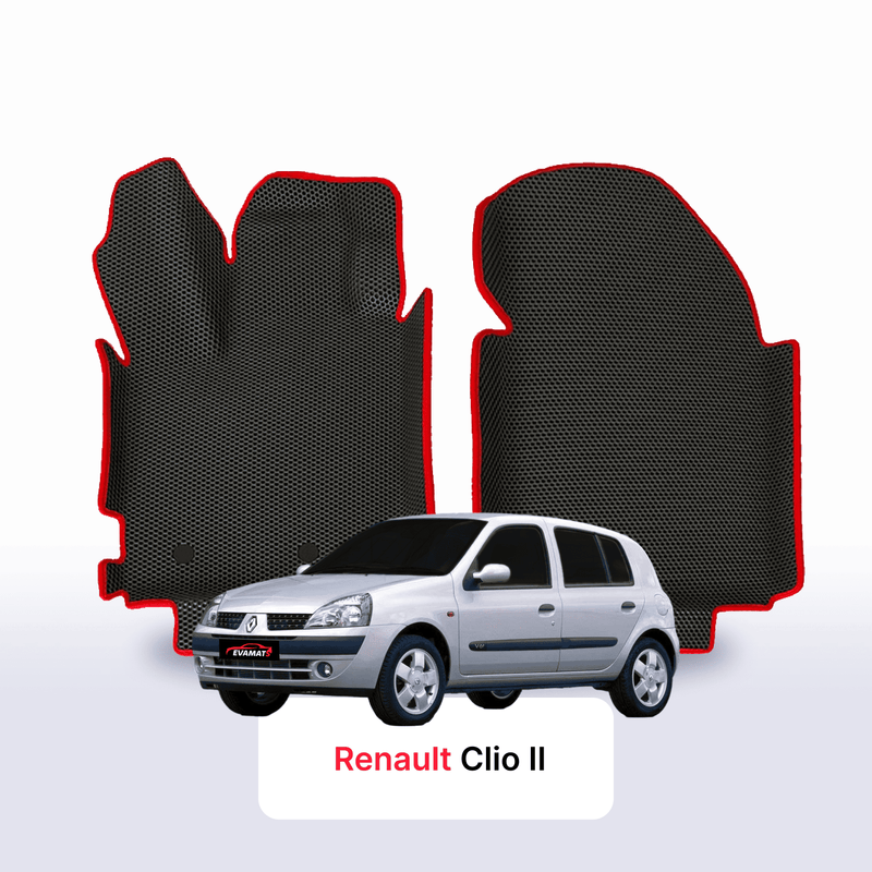 Car mats EVA for Renault Clio 2 gen 2001-2013 year HATCHBACK 5 door