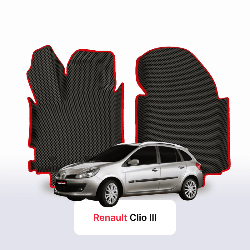 Car mats EVA for Renault Clio 3 gen 2005-2014 year STATION WAGON