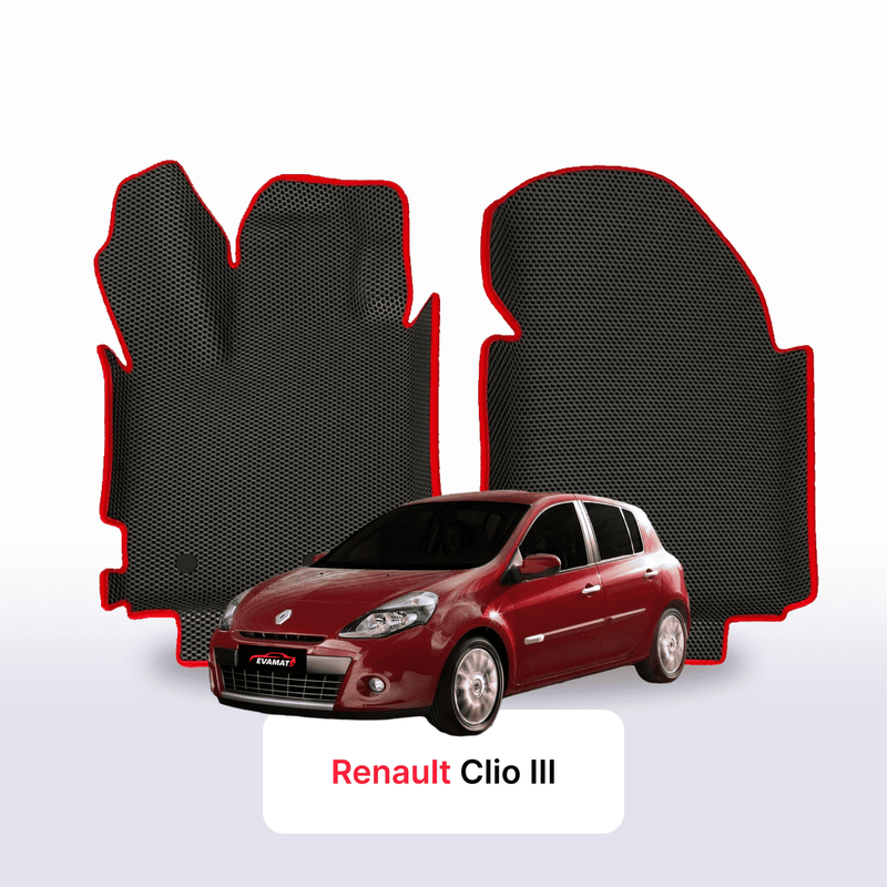 Car mats EVA for Renault Clio 3 gen 2005-2014 year  HATCHBACK 5 door