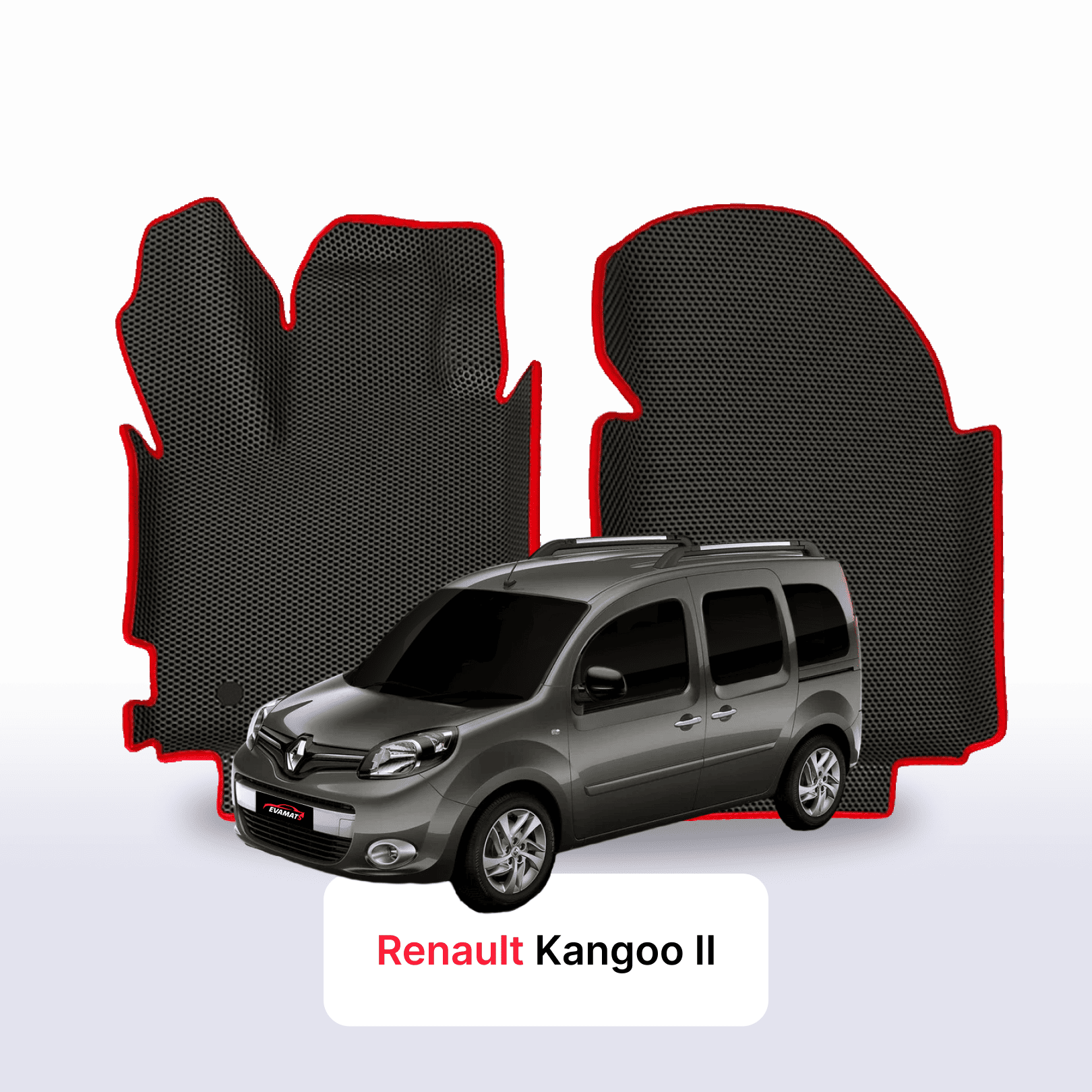 Car mats EVA for Renault Kangoo 2 gen 2008-2021 year MINIVAN