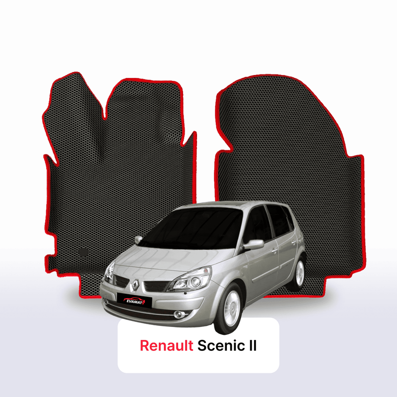 Car mats EVA for Renault Scenic 2 gen 2003-2009 year MINIVAN