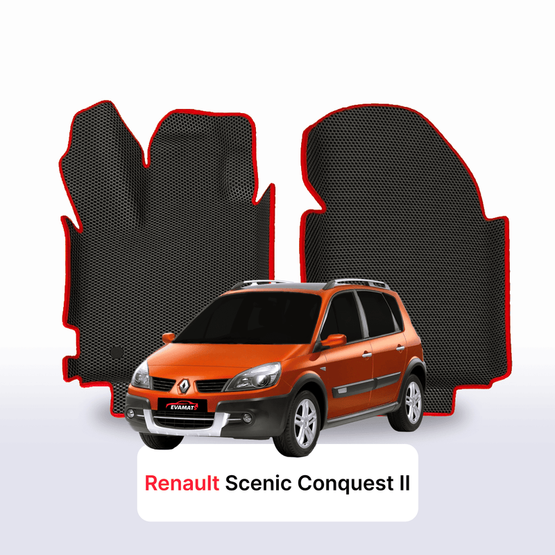 Car mats EVA for Renault Scenic Conquest 2 gen 2006-2009 year MINIVAN