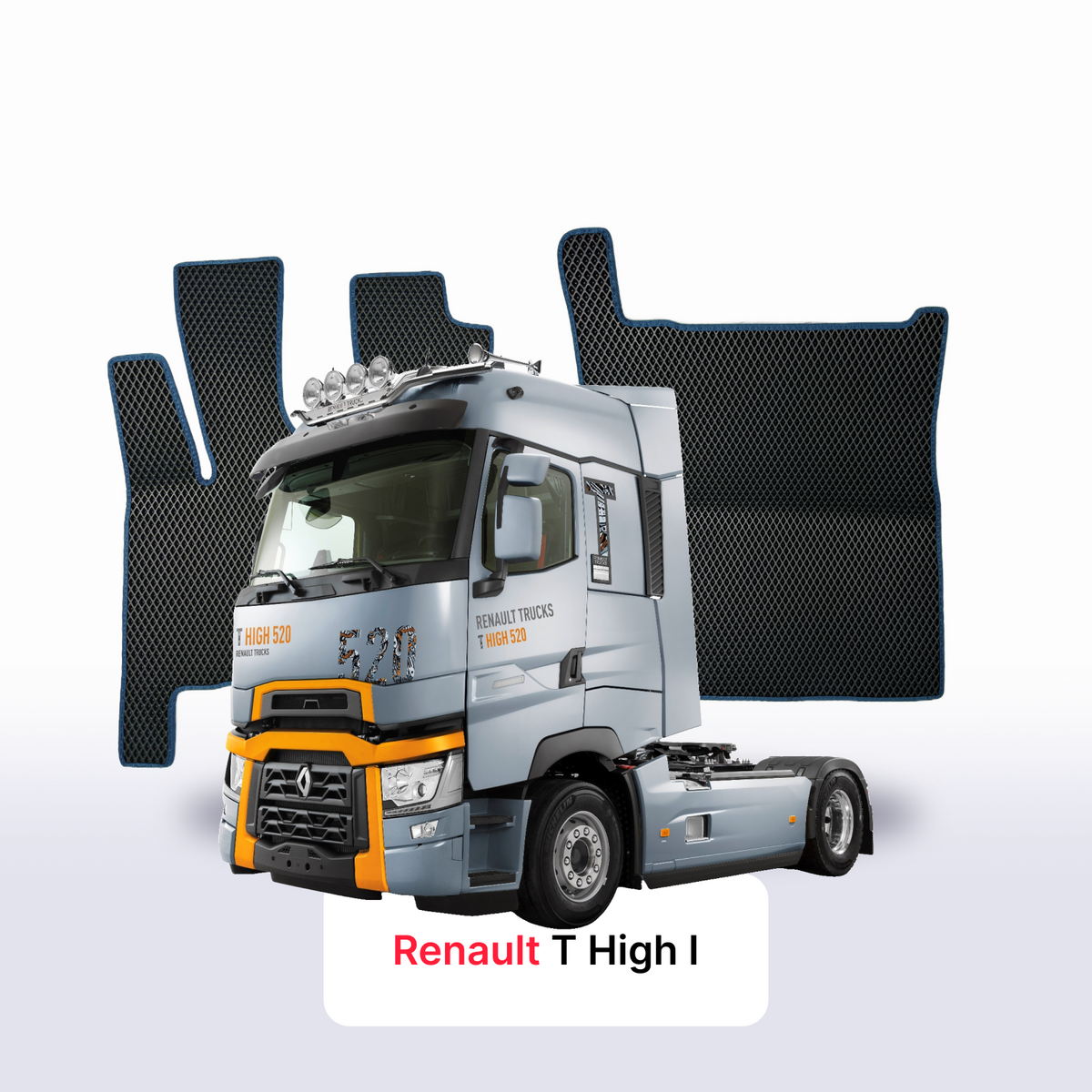 Car mats EVA for Renault T High 1 gen 2013-2027 year TRUCK