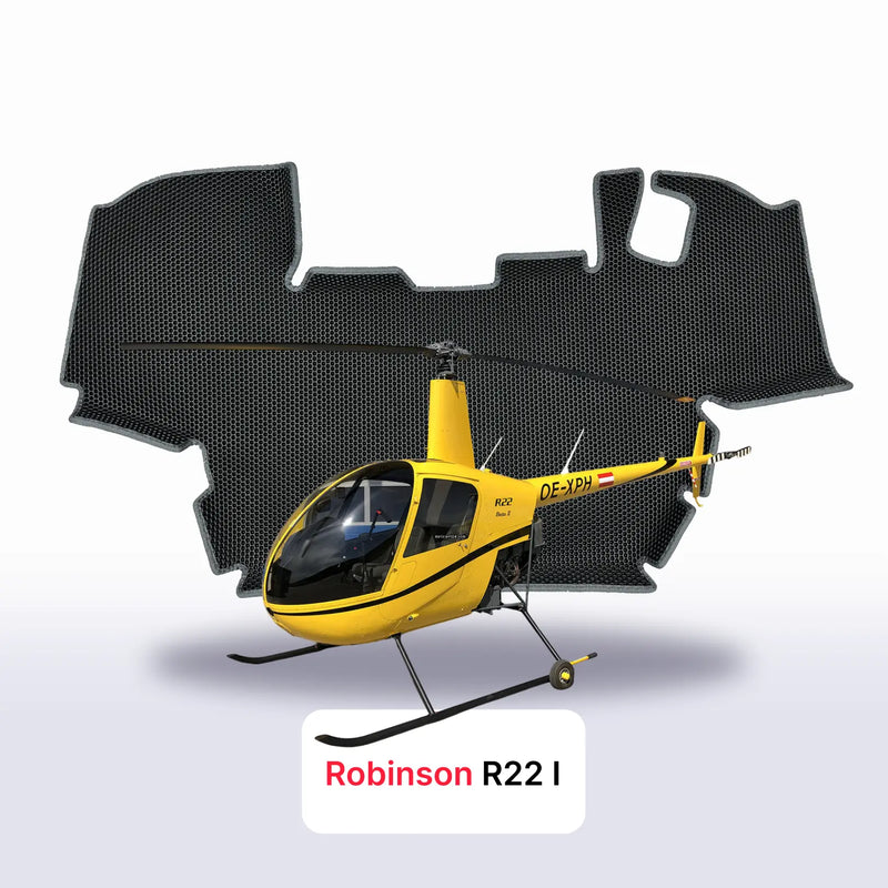 Car mats EVA for Robinson R22 1 gen 1979-2028 year HELIKOPTER