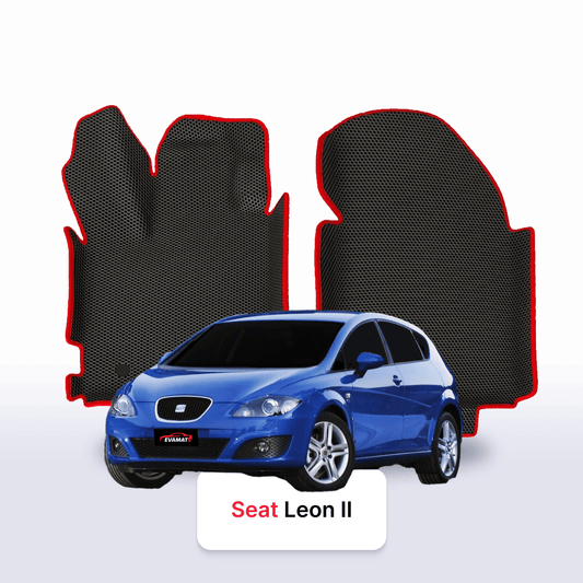 Car mats EVA for SEAT Leon 2 gen 2005-2012 year HATCHBACK 5 door