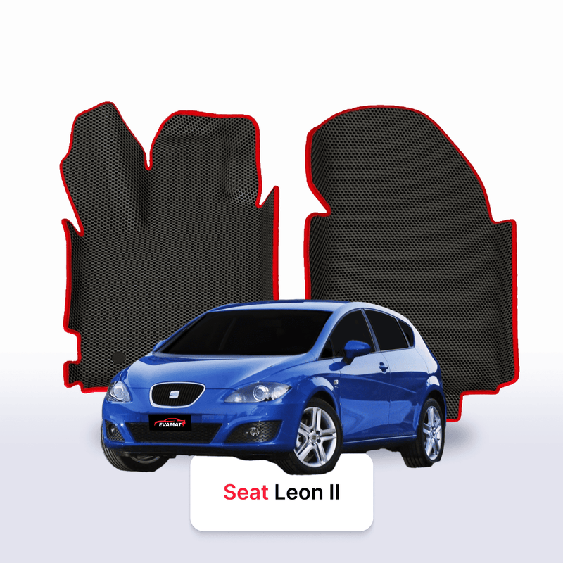 Car mats EVA for SEAT Leon 2 gen 2005-2012 year HATCHBACK 5 door