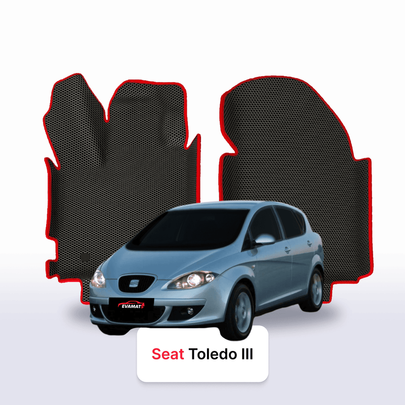 Car mats EVA for SEAT Toledo 3 gen 2004-2009 year HATCHBACK 5 door