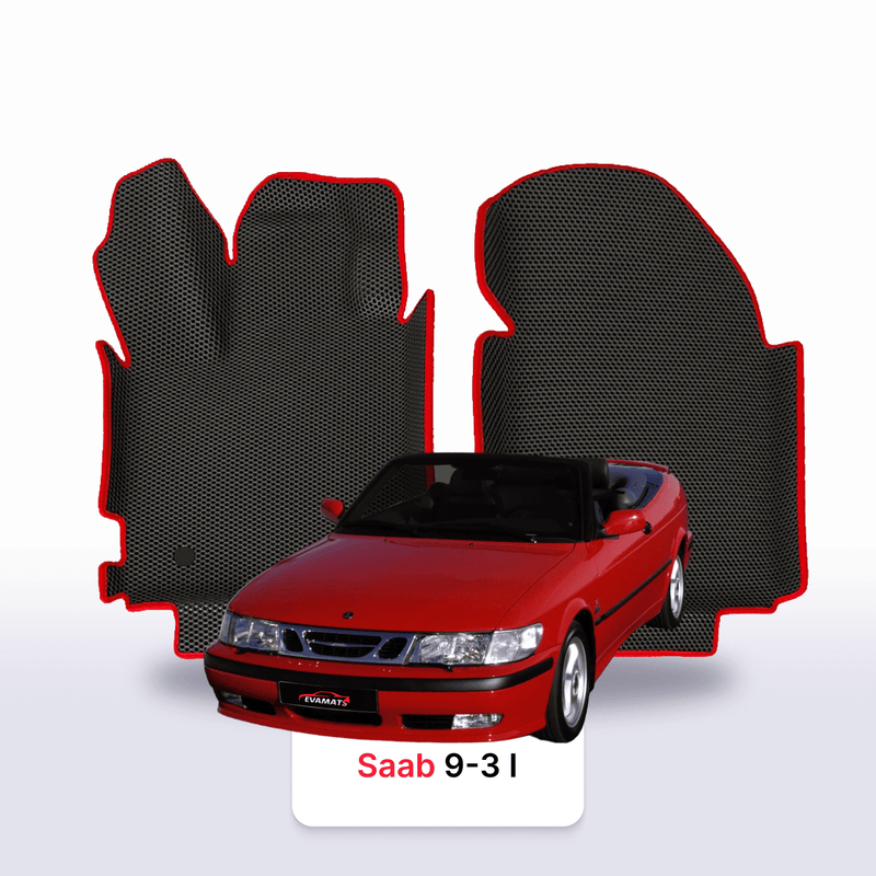 Car mats EVA for Saab 9-3 1 gen 1998-2003 year CABRIO