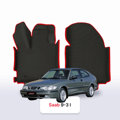 Car mats EVA for Saab 9-3 1 gen 1998-2003 year HATCHBACK 3 door