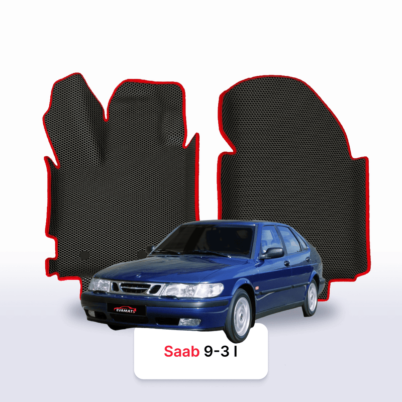 Car mats EVA for Saab 9-3 1 gen 1998-2003 year HATCHBACK 5 door