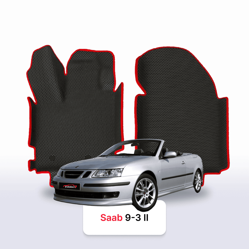 Car mats EVA for Saab 9-3 2 gen 2002-2014 year CABRIO