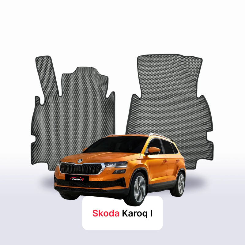Car mats EVA for Skoda Karoq 1 gen 2017-2028 year SUV