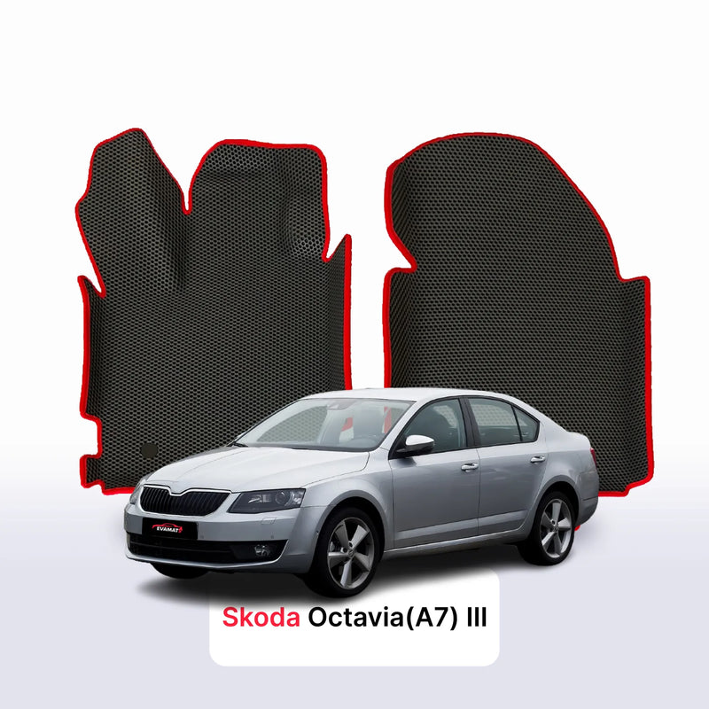 Car mats EVA for Skoda Octavia(A7) pre-facelift 3 gen 2013-2016 year LIFTBACK