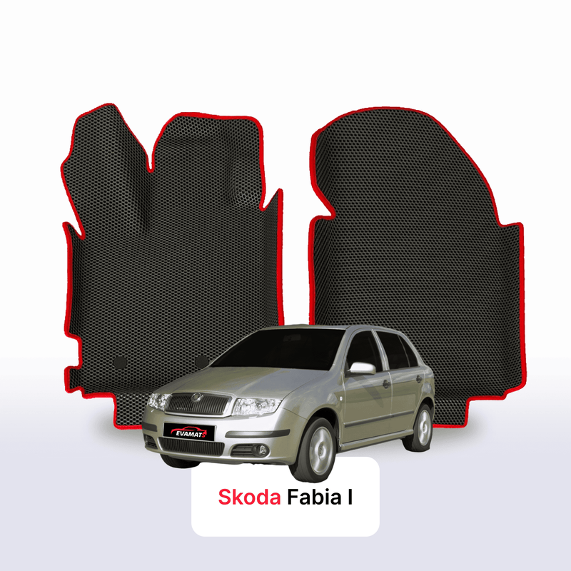 Car mats EVA for Skoda Fabia 1 gen 1999-2007 year HATCHBACK 5 door