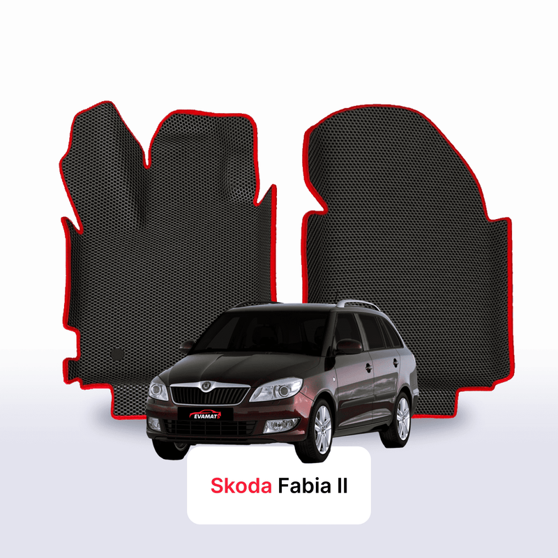 Car mats EVA for Skoda Fabia 2 gen 2007-2014 year STATION WAGON