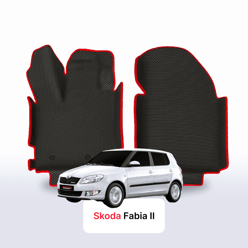 Car mats EVA for Skoda Fabia 2 gen 2007-2014 year HATCHBACK5 door