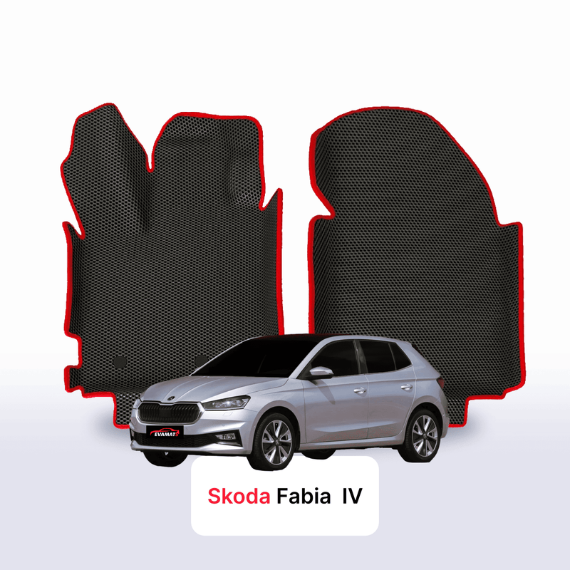 Car mats EVA for Skoda Fabia 4 gen 2022-2026 year HATCHBACK 5 door