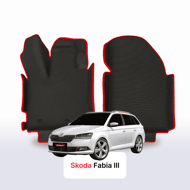 Car mats EVA for Skoda Fabia 3 gen 2014-2022 year STATION WAGON