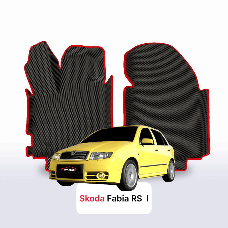 Car mats EVA for Skoda Fabia RS 1 gen 2003-2006 year HATCHBACK 5 door