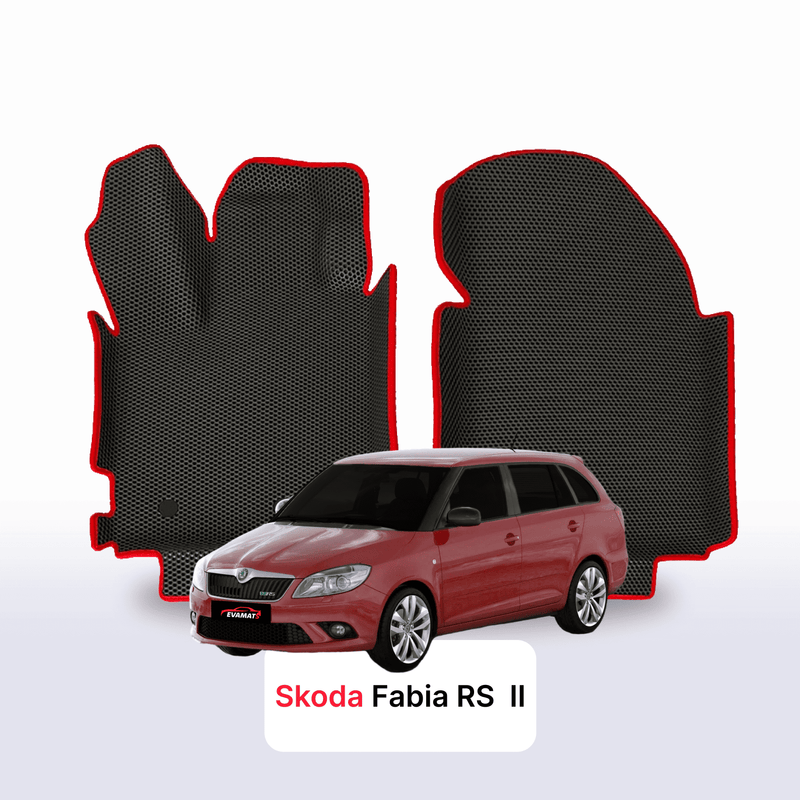 Car mats EVA for Skoda Fabia RS 2 gen 2010-2014 year STATION WAGON