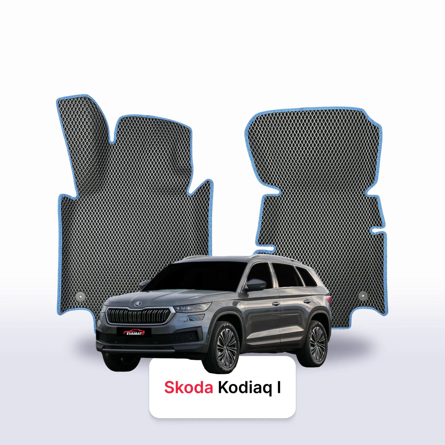 Car mats EVA for Skoda Kodiaq 1 gen 2016-2024 year SUV