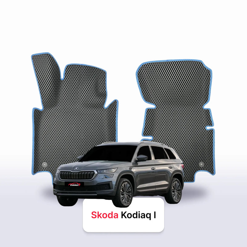 Car mats EVA for Skoda Kodiaq 1 gen 2016-2024 year SUV