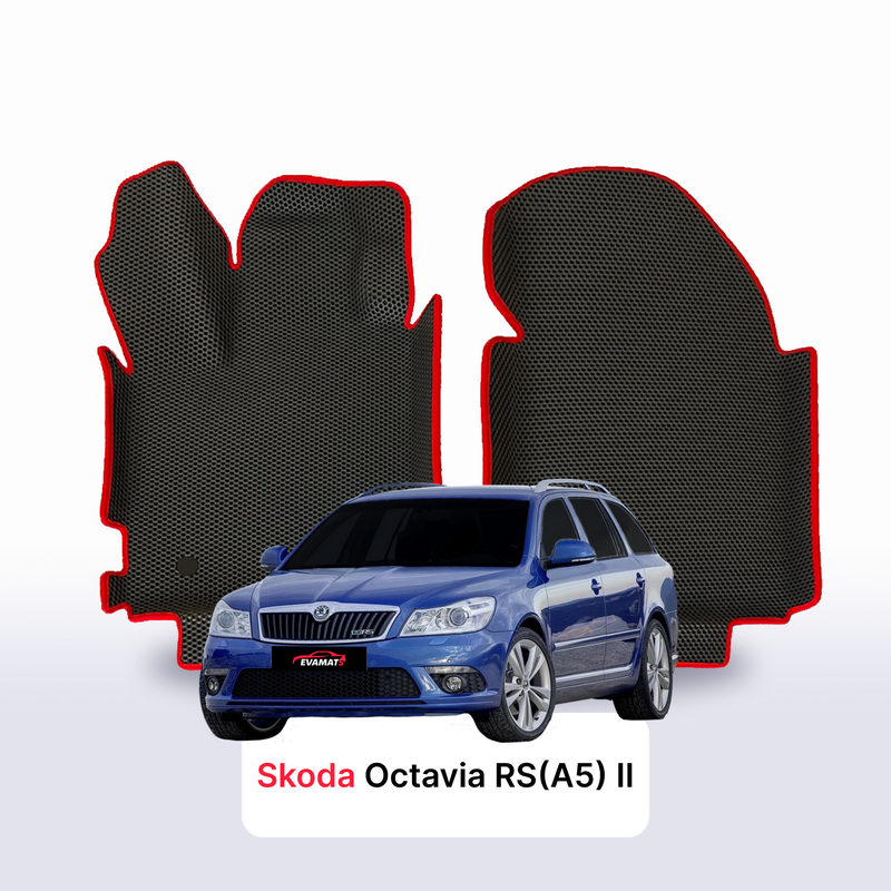 Car mats EVA for Skoda Octavia RS(A5) 2 gen 2005-2013 year STATION WAGON