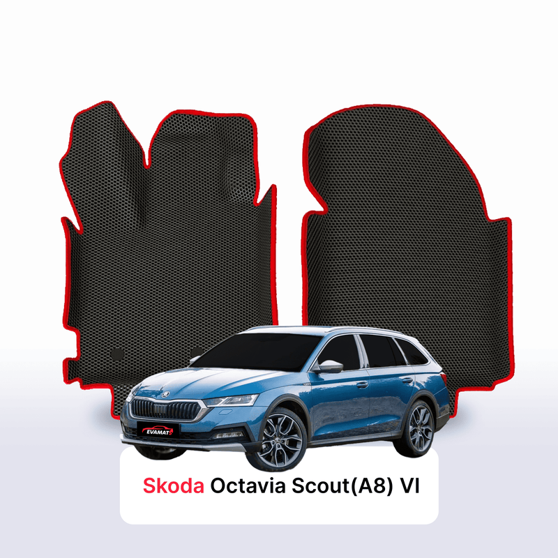 Car mats EVA for Skoda Octavia Scout(A8) 4 gen 2019-2028 year STATION WAGON